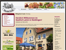 Tablet Screenshot of lamm-neidlingen.de